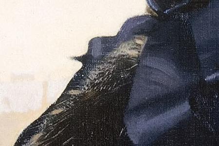 Фрагмент Неизвестная. 1883.