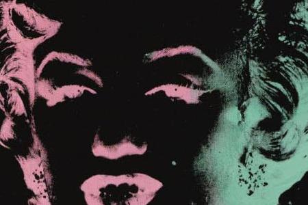 Фрагмент NINE MULTICOLOURED MARILYNS REVERSAL SERIES