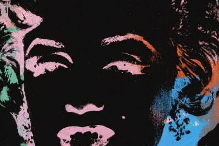 Фрагмент NINE MULTICOLOURED MARILYNS REVERSAL SERIES