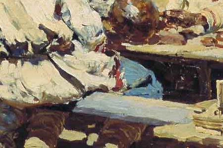 Фрагмент Обед в деревне