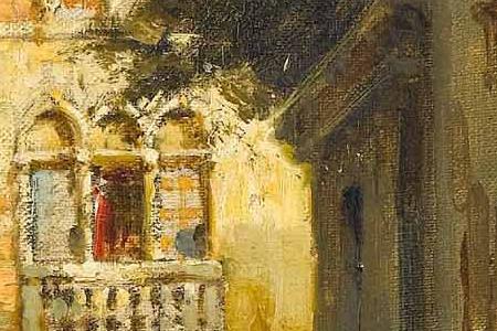Фрагмент On a Venetian backwater