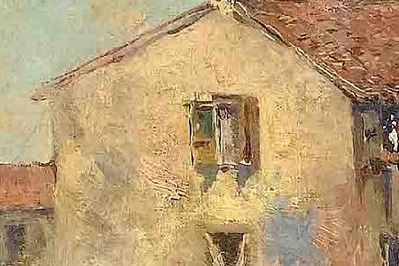 Фрагмент On a Venetian canal