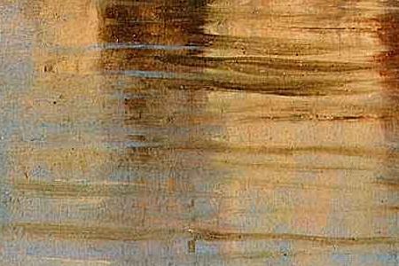 Фрагмент On the Grand canal Venicesigned with initials