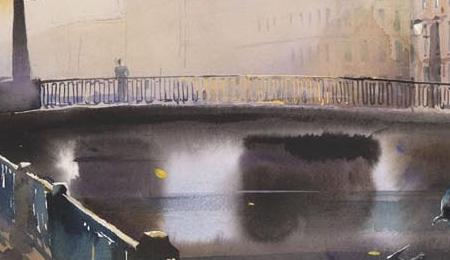 Фрагмент Осень в городе