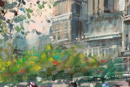 Фрагмент Outside Notre Dame Paris