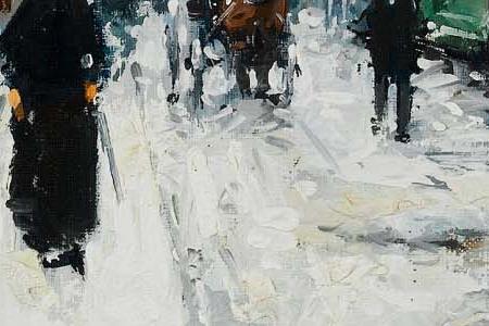 Фрагмент Paris dans la neige