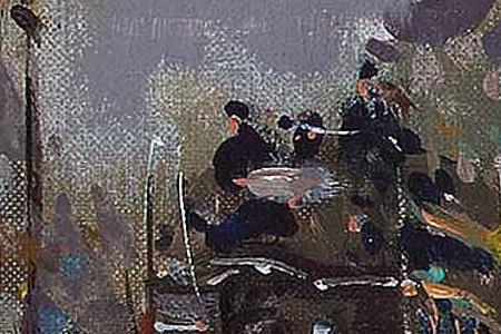 Фрагмент Paris rue animee