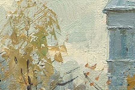 Фрагмент Paris street scene