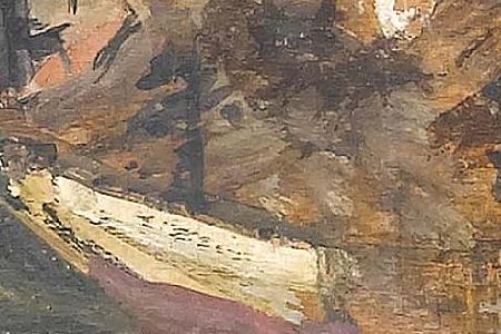 Фрагмент Parisian street scene