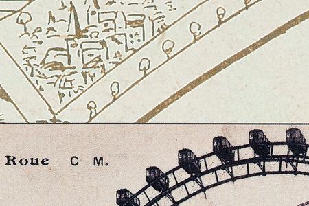 Фрагмент Париж старые фото 1, коллаж