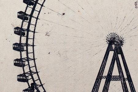 Фрагмент Париж старые фото 1, коллаж