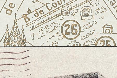 Фрагмент Париж старые фото 2, коллаж