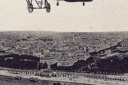 Фрагмент Париж старые фото 2, коллаж