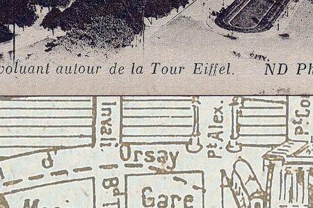 Фрагмент Париж старые фото 2, коллаж