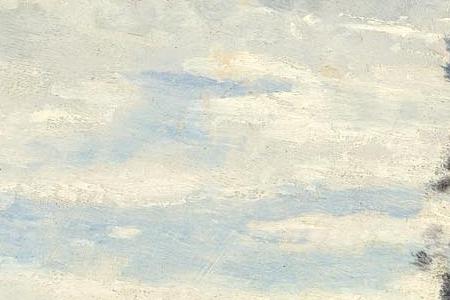 Фрагмент Пастушка в лесу