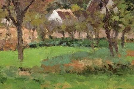 Фрагмент PAYSAGE AVEC CHEVAL BLANC