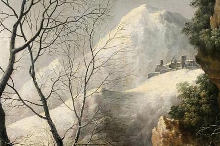 Фрагмент PAYSAGE D HIVER PROBABLEMENT LE TUNNEL TRAVER