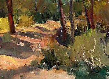 Фрагмент Paysage mediterraneen