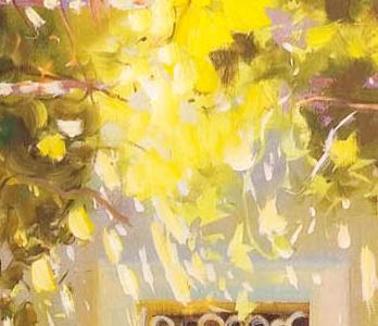 Фрагмент Перед завтраком в саду