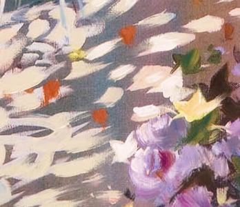 Фрагмент Перед завтраком в саду