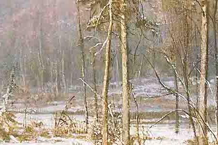 Фрагмент Первый снег.1875.