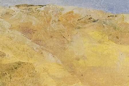 Фрагмент Пейзаж. Туапсе. 1930-е.