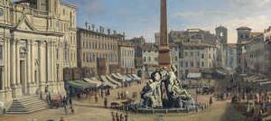 Фрагмент Piazza Navona, Rome