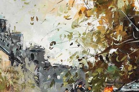 Фрагмент Place de la Madeleine Paris