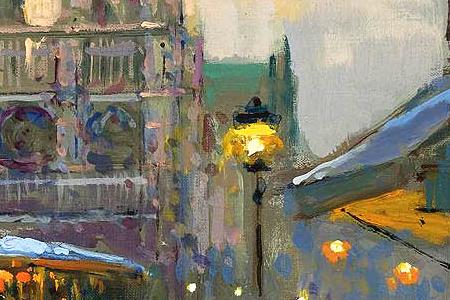 Фрагмент PLACE SAINT MICHEL, NOTRE-DAME