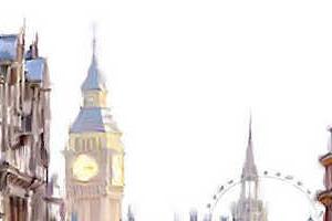 Фрагмент Полдень в Лондоне