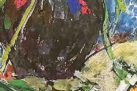 Фрагмент Полевые цветы.1986.