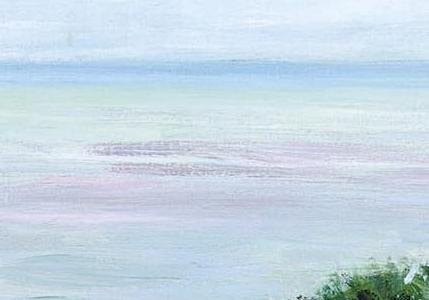 Фрагмент Pommiers au bord de la mer Trouville