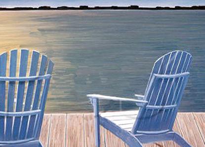 Фрагмент Помост с креслами и видом на море