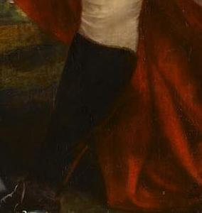 Фрагмент Portrait of an officer of the Queen