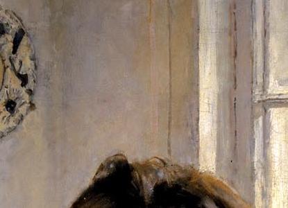 Фрагмент Портрет девочки с персиками