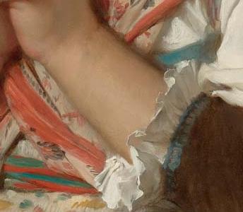 Фрагмент Портрет девочки