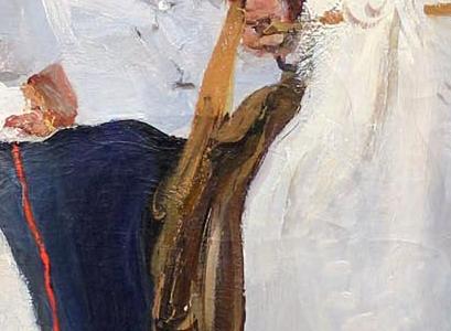 Фрагмент Портрет Юсупова на коне