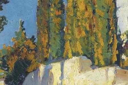 Фрагмент Послеобеденное солнце в Крыму