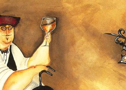 Фрагмент Повар на старином велосипеде