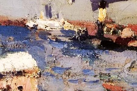 Фрагмент Праздник на воде.1916.