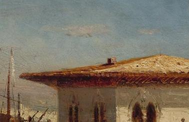 Фрагмент Причал в Синопе на берегу Чкрного моря