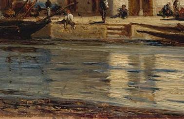 Фрагмент Причал в Синопе на берегу Чкрного моря