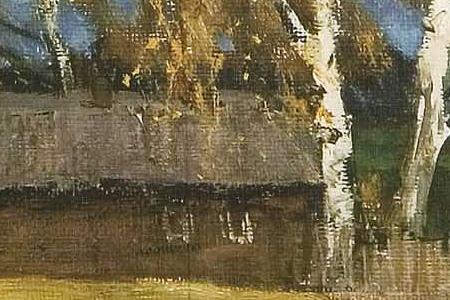 Фрагмент Прошел легкий дождь. 1983-1984.