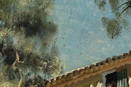 Фрагмент Провинция в горах Франции на юге