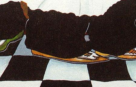 Фрагмент Пять поваров с подносами