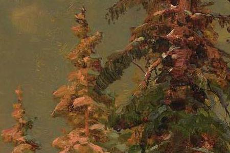 Фрагмент Раний вечер зимой