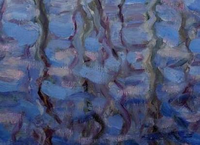 Фрагмент Речной пейзаж