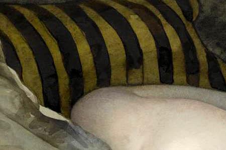 Фрагмент RECLINING NUDE