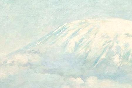 Фрагмент Rhino in the bush Mount Kilimanjaro