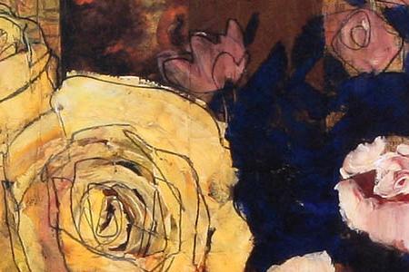 Фрагмент Roses in Blue